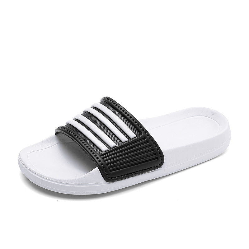 Klapki z prążkowanym paskiem dla mężczyzn