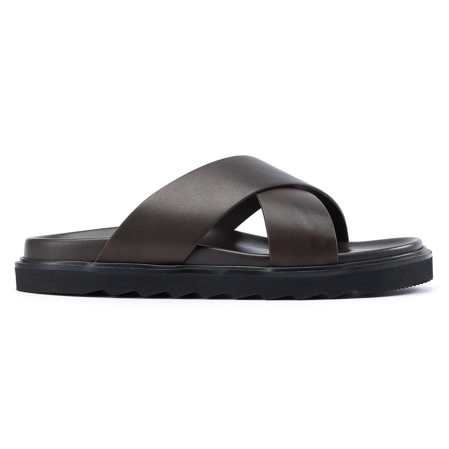 Kapcie z krzyżowymi paskami dla mężczyzn